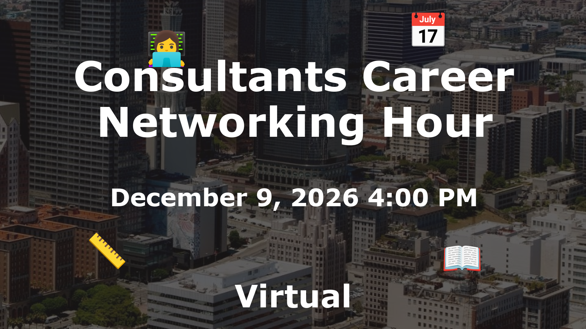 Consultants Career Networking Hour event image